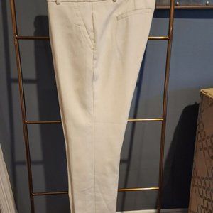 The Limited Winter White Crop Dress Trousers size 4